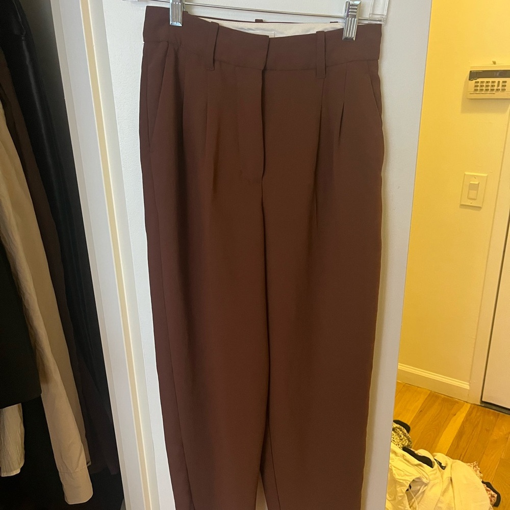 Aritzia Wilfred Brown Trousers